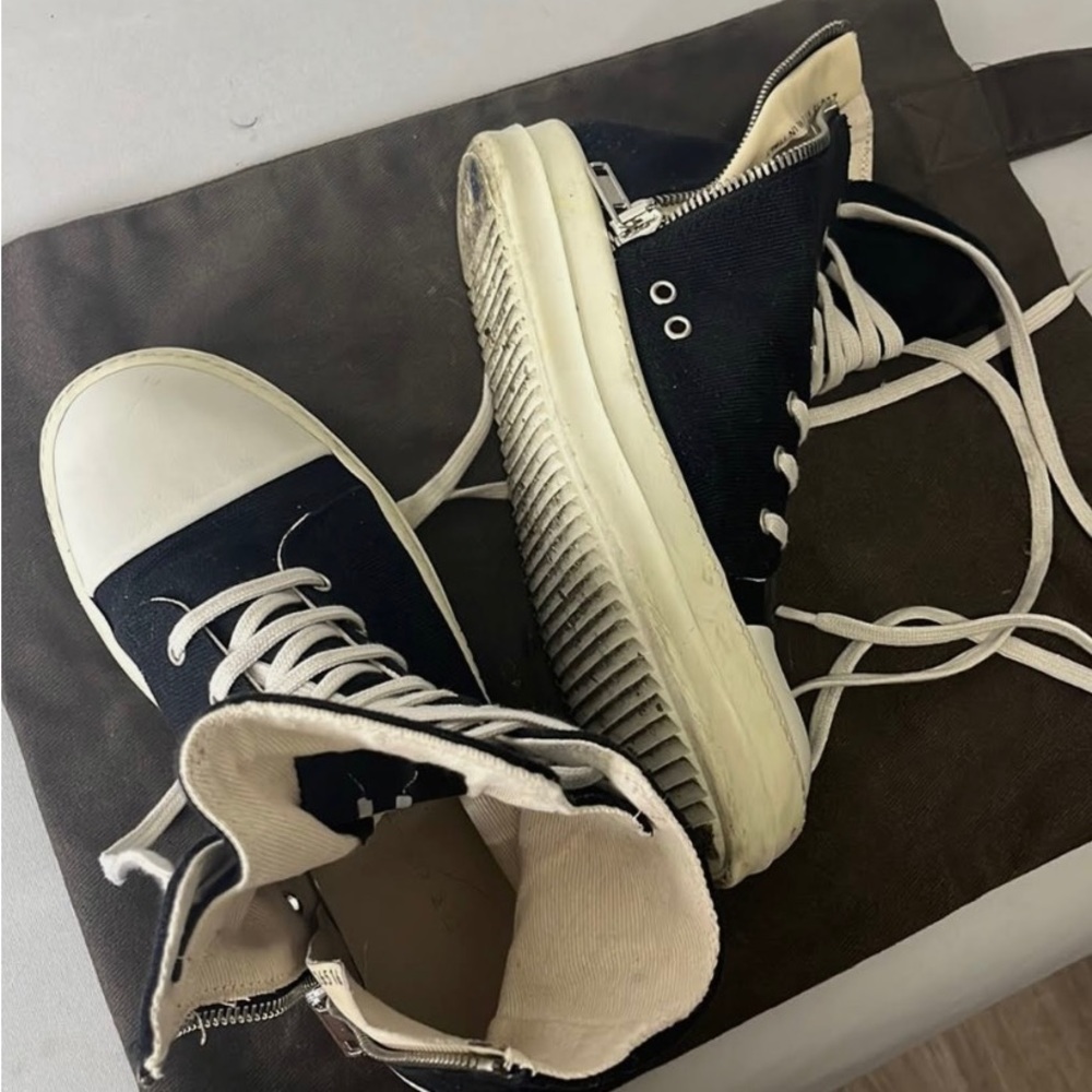 Rick Owen drkshdw strobe penta high top sneakers